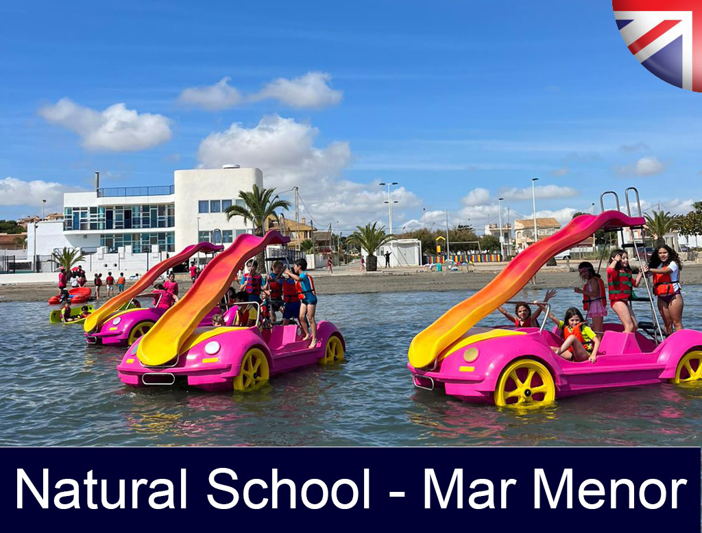 Excursiones, Estancias Escolares y Viajes de fin de Curso al Mar Menor en la Región de Murcia con inglés